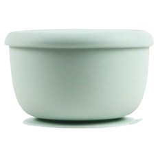 SiliPot 鉑金矽膠吸盤碗 104 x 104 x 70mm 260ml, 薄荷綠, 1個
