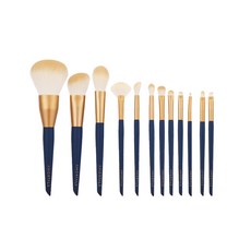 AMORTALS 爾木萄 專業彩妝刷 細密蓬鬆刷毛 觸感輕柔上粉均勻, 12支, 1組