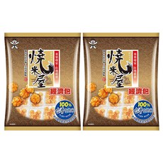旺旺 燒米屋經濟包350g*2袋, 台灣米果專家, 酥脆不黏手, 經濟實惠分享包, 350g