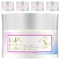 LUX 麗仕 Bath Glow 修復亮澤髮膜, Repair & Shine, 185g, 5罐