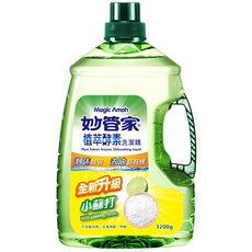 Magic Amah 妙管家 植萃酵素洗潔精 小蘇打, 3.2kg, 1瓶