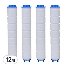 리셀 샤워기 녹물제거 정수필터, 12개