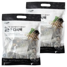 청해명가 여수금빛 훈연멸치가 들어간 훈훈한 다시팩 15p, 225g, 2개