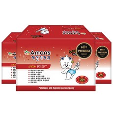 Amons 頂級母犬用尿布, 小型, 3個, 10入