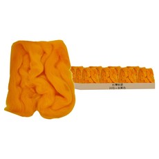 台灣敏愛 羊毛氈補充包 100%澳洲羊毛, 金黃色, 16包