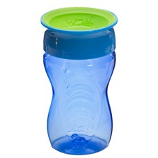 WOW Cup Tritan Kids系列 防漏學習杯 適合12個月以上兒童, 藍色, 296ml, 1個
