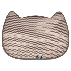 Catfeet 貓型防落砂踏墊 環保EVA材質, 65 x 49 x 1cm, 可可色, 1個