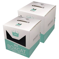 BOXCAT 國際貓家 強效除臭礦球貓砂 13L, 不易產生粉塵, 吸水效果好, 含日本單寧除臭精華配方, 10kg, 2盒, 除臭