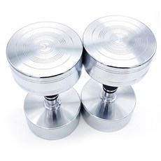 파워헬스 3중 크롬 도금 럭셔리 파워 아령, 9kg, 파워아령B, 1개