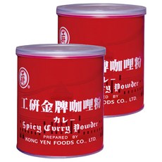 工研 金牌咖哩粉, 400g/罐, 2罐