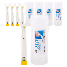 위덴 플로스이지 치실 옐로우 M + 케이스 WD861-C, 18.38m, 5세트