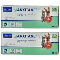 Virbac 維克 安麗寧S 穩定助劑 適用於小於10kg的小型犬貓, 壓力緩解/安撫情緒/注意力集中, 30顆, 2盒