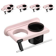 oenon 極緻無痕橫桿收納吹風機架, 優雅粉, 6個