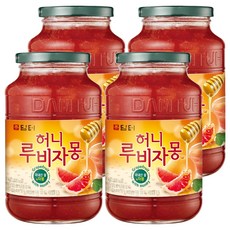 담터 허니 루비자몽, 1kg, 1개입, 4개