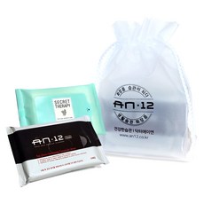 An 12 屁屁專用濕紙巾+女性私密處濕紙巾+旅行收納袋組, 1套