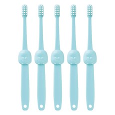 BANDAI 牙刷 日本製 適用年齡6歲以上, 角落小夥伴, 5支, 1入