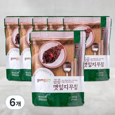 곰곰 깻잎지무침, 200g, 6개