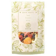 GreenMarket 菓青市集 綜合水果乾 減糖, 210g±5%, 1包