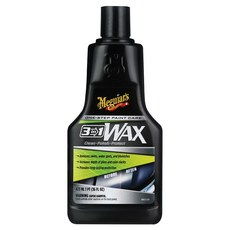 Meguiar's 美光 三合一 車漆保護組合 G191016 蠟 473ml + 海綿 10 x 2cm, 1組