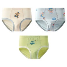 男童棉質三角內褲3件組 SJ278