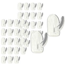 DIBLIC 免打孔多用途一體式掛勾架, 40個, 單一顏色