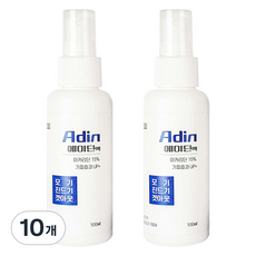 모스헌터 에이딘액 모기 진드기 기피제 고급형, 10개, 100ml