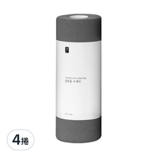 Saengong 生活工作所 捲筒型拋棄式洗碗布 灰色, 60張, 4捲