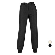 luxgolf 女款後鬆緊絎縫鋪棉長褲 YD4W226W