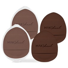 메이크힐 미니 팡팡 퍼프, 무향, 4개