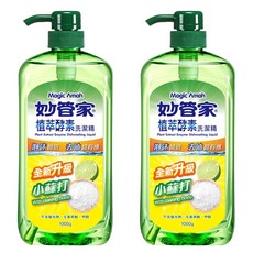 Magic Amah 妙管家 植萃酵素洗潔精 小蘇打, 1kg, 2瓶