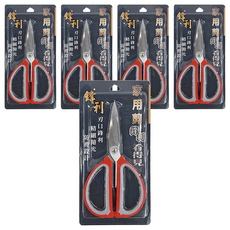 家用剪 - 鋒利, 精細拋光, 防滑設計, KL-B1910, 5支