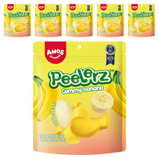 AMOS 阿摩司 Peelerz剝皮香蕉軟糖, 6包, 252g