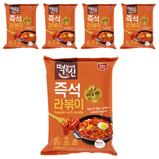 DONGWON 東遠 即食辣炒年糕泡麵, 404g, 5包