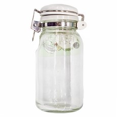 SEISHO 星硝 日本製透明玻璃按壓式保存瓶/調味料罐 300ml, 1個
