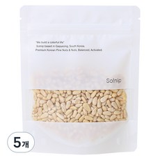 솔닙 국산 백잣, 90g, 5개