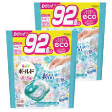 Bold 4in1 持香4D洗衣膠囊補充裝 清新花香, 92顆, 2袋