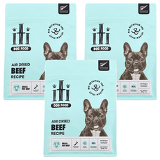 Iti 狗狗天然風乾主食, 牛肉, 200g, 3包