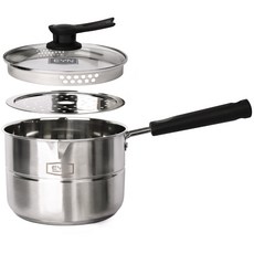 IH感應爐適用單柄不鏽鋼多功能蒸籠湯鍋, 18cm, 1組