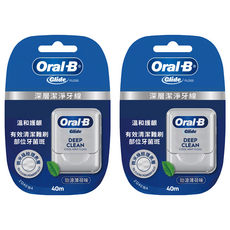 Oral-B 歐樂B 深層潔淨牙線 清涼潔淨, 40m, 1個, 2個