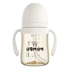 유비맘 시그니처 PPSU 빨대컵, 200ml, 1개, 구름