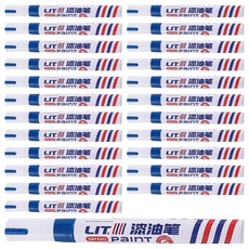 LIT 油漆筆 多功能彩色油漆筆 色彩飽和 書寫流暢 多材質適用, 24支