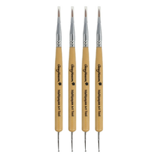 GLOSSYBLOSSOM 進口不銹鋼畫花點鑽筆 多用途美甲工具, 4支