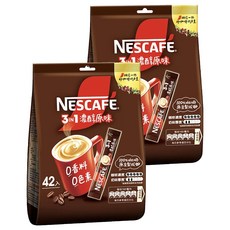 NESCAFE 雀巢咖啡 三合一 濃醇原味, 15g, 42包, 2袋