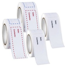 AWESOME GOODS 冰箱多用途整理標籤防水貼紙, 4個, 150張