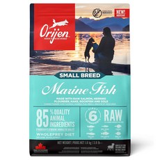 Orijen 歐睿健 全齡犬 海洋魚小型犬 無穀配方飼料, 海洋魚, 1.8kg, 1袋