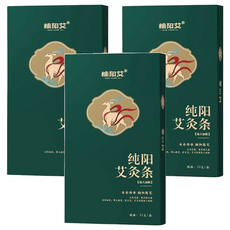 楠陽艾 純陽艾灸條 2 x 20cm 12個裝, 3盒