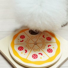 REDPUPPY 狗狗嗅聞披薩玩具, 混合色, 1個