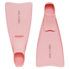 TUBE TREE 長蛙鞋 + 網袋套組, 粉紅色