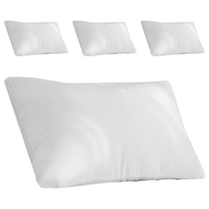Allerman 凍糕 蓬鬆舒適枕芯, 4個, 白色