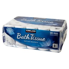 KIRKLAND SIGNATURE 捲筒衛生紙,425張,30捲, 1袋